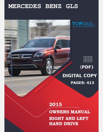 mercedes benz gls 2015 owners manual